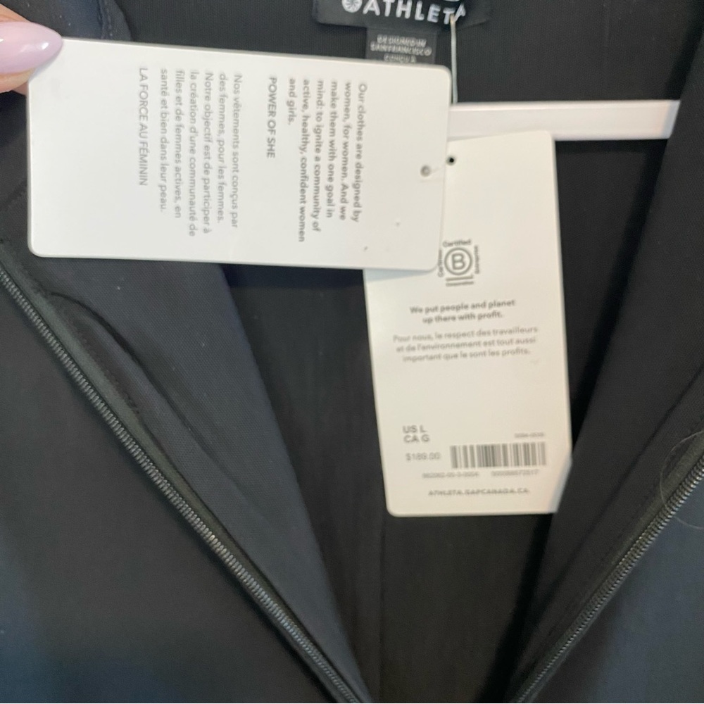 Athleta - Delancey Dress in Black - L - COI Vietnam - Picture 10 of 13